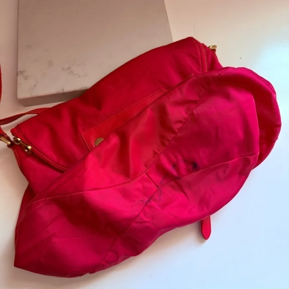 Marc By Marc Jacobs Large Pink Nylon Crossbody Bag